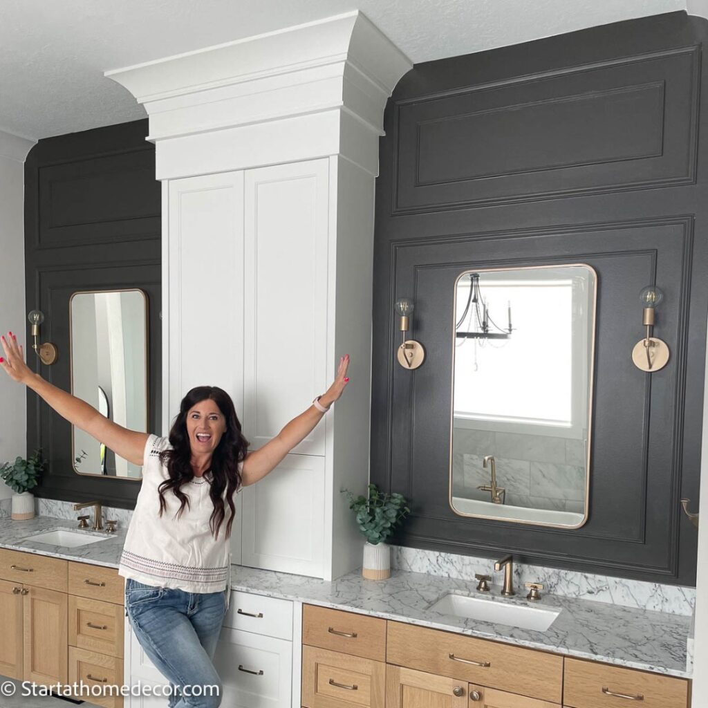 Dive Into Design: Breathtaking Bathroom Paint Feature Walls