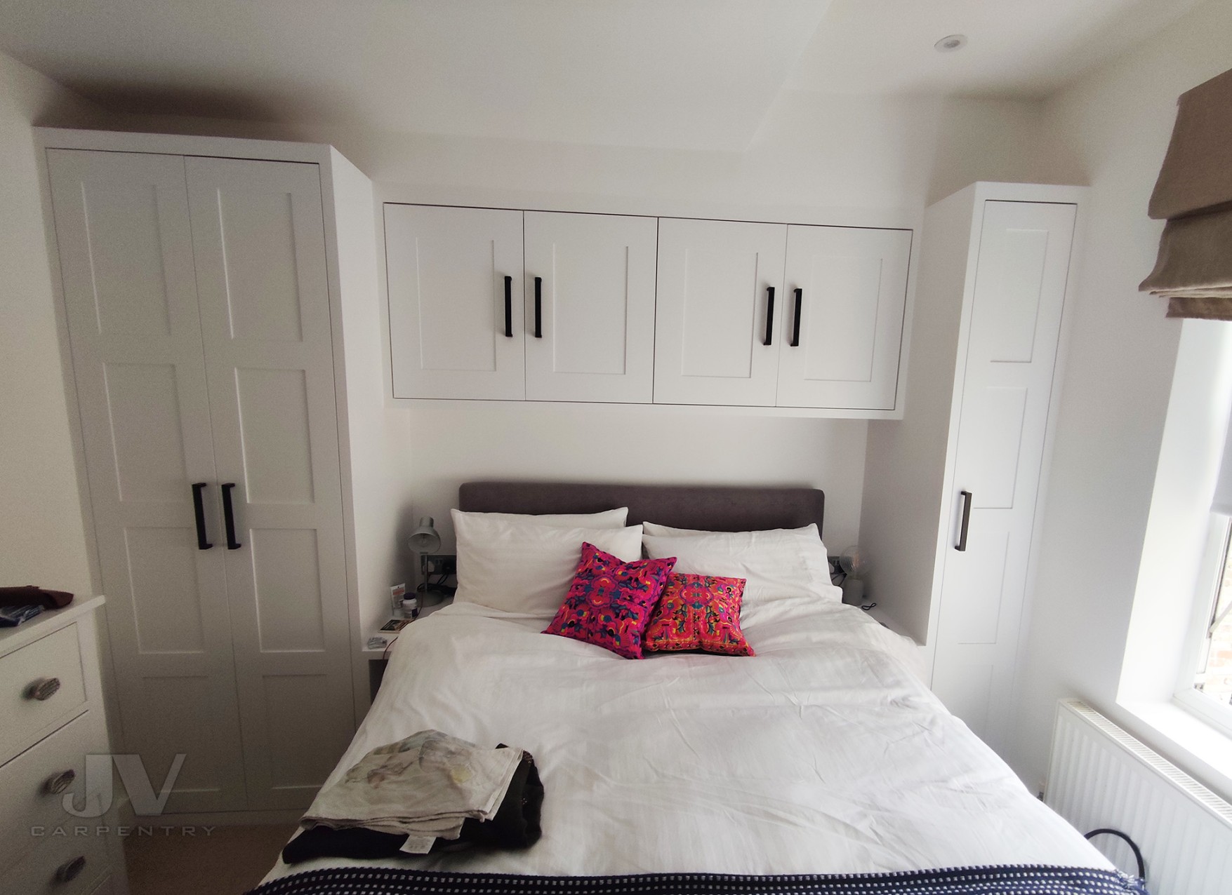 Fitted Wardrobe Ideas for a small bedroom JV Carpentry