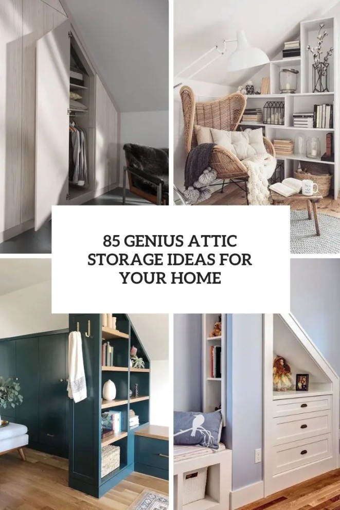 Genius Attic Storage Ideas For Your Home - DigsDigs Genius Attic Storage Ideas For Your Home - DigsDigs