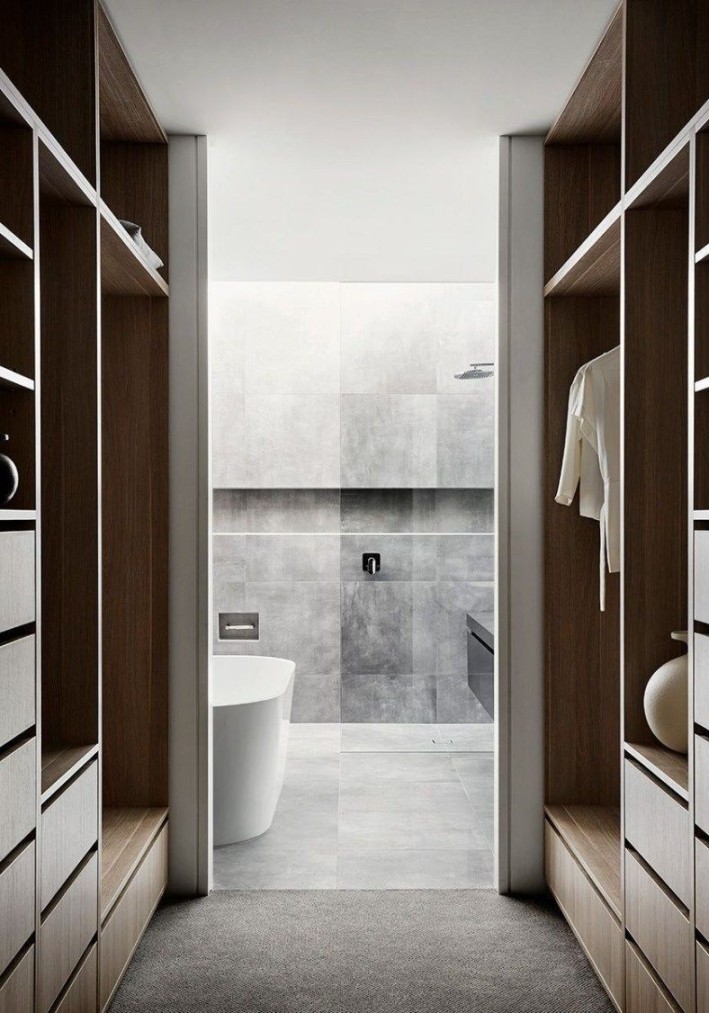 Space Savvy: Small Bathroom Designs That Embrace The Wardrobe