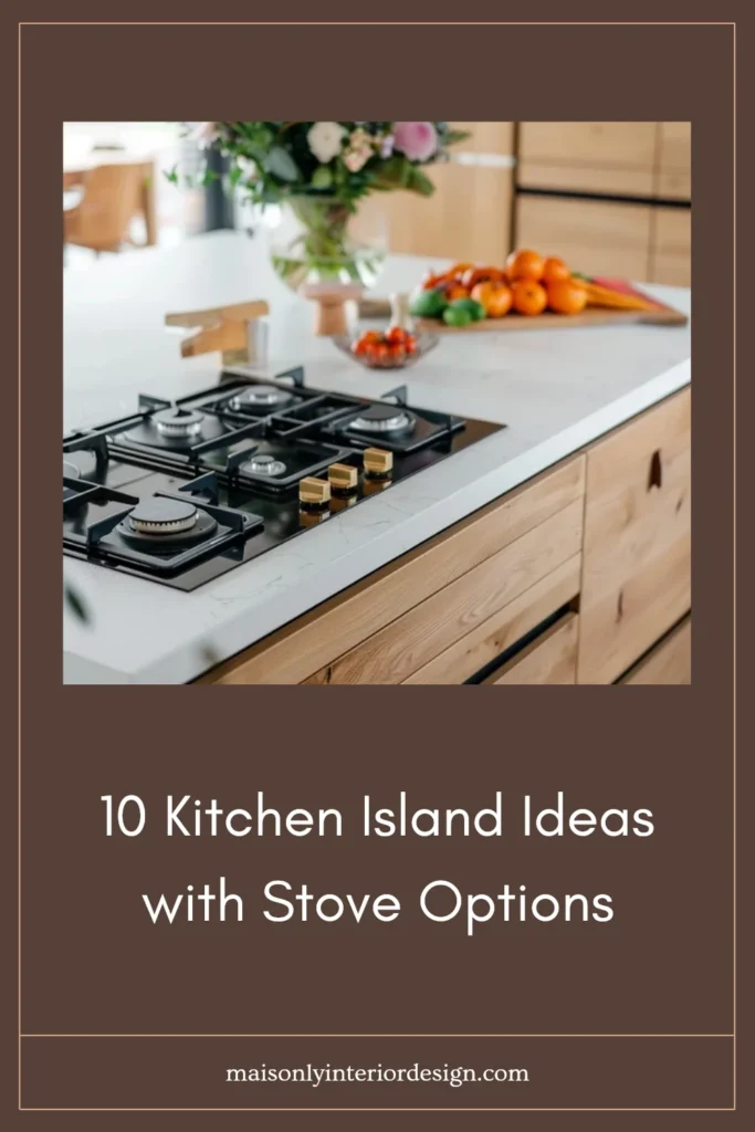 10 Kitchen Island Ideas with Stove Options in 2025 | Kitchen island