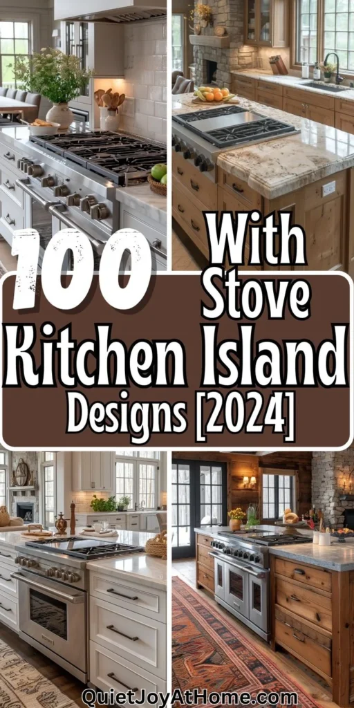 100 Striking Kitchen Islands With Stoves for 2024 | Kitchen island with