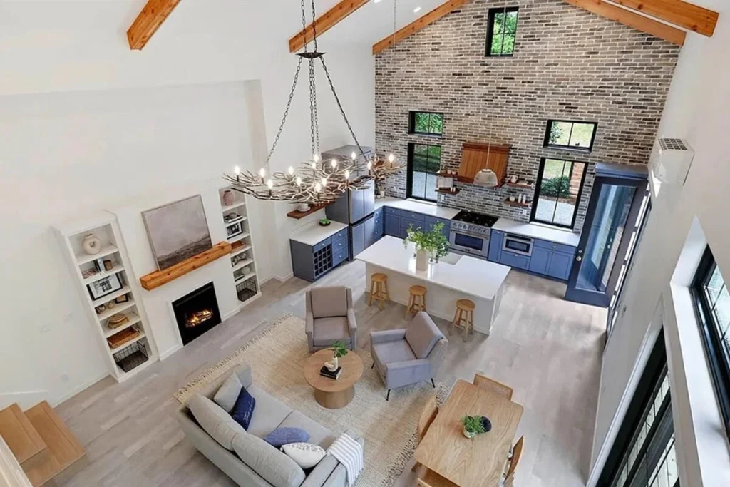 1200 Square Foot New American ADU with 2-Story Open Living Space Plus