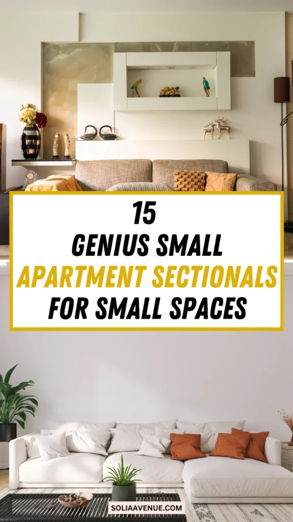15 Small Apartment Sectionals for Small Spaces