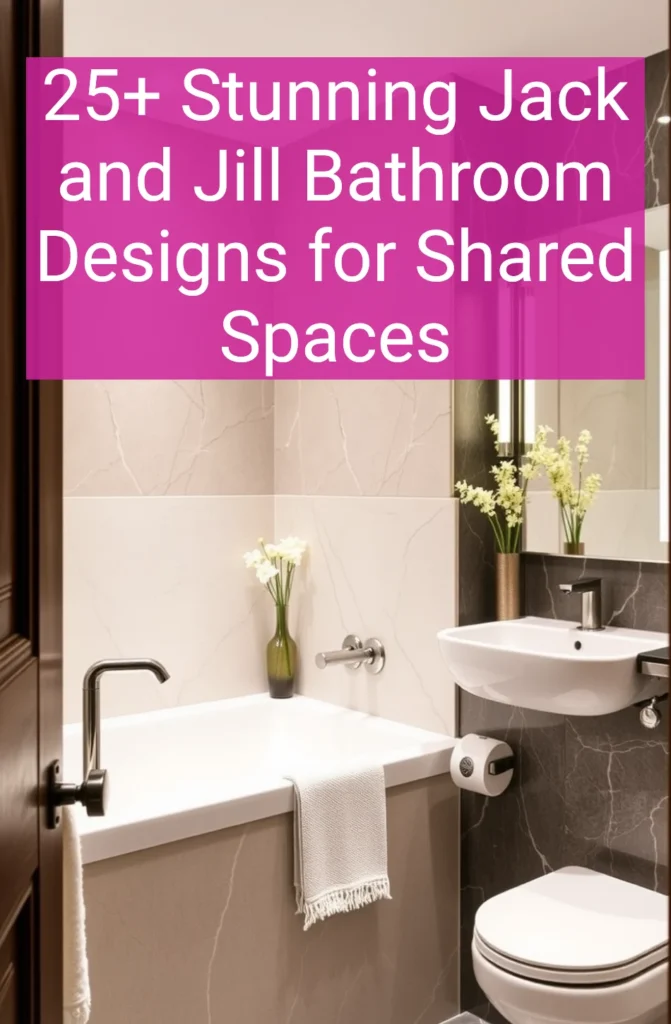 25+ Stunning Jack and Jill Bathroom Designs for Shared Spaces | Jack