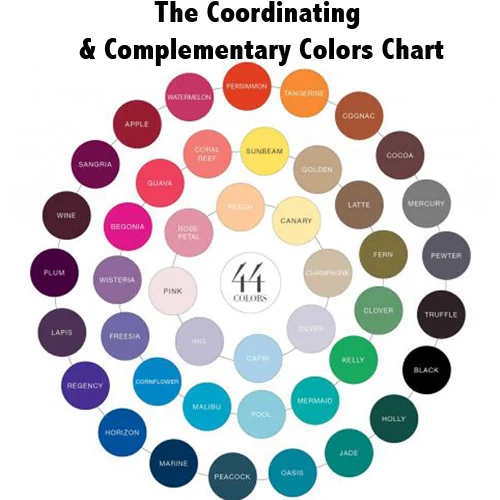 44 coordinating & complementary colors to help you create a palette
