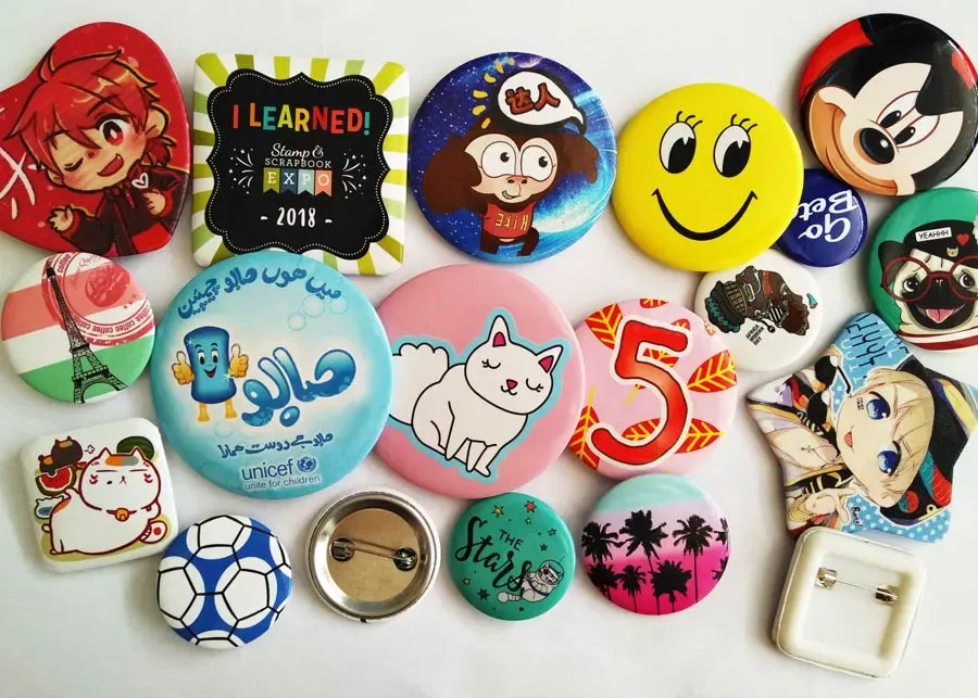 Available Customization Options for Button Pins