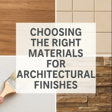 Choosing the Right Materials for Architectural Finishes | WeConstructHub