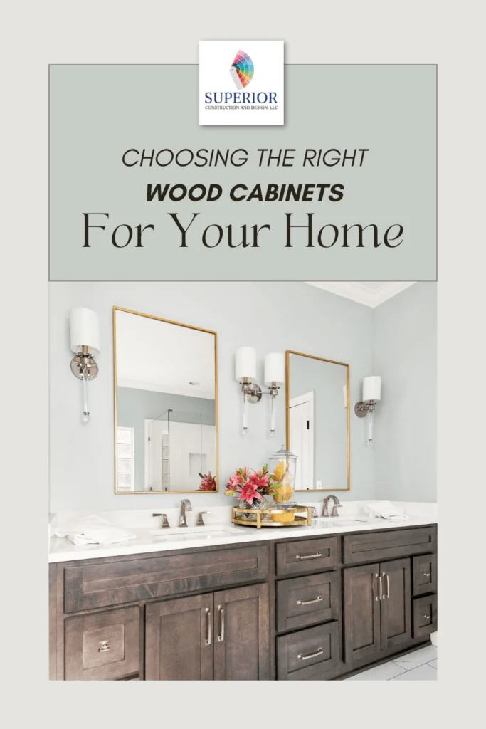 Choosing The Right Wood Cabinets For Your Home | SCD: Construction