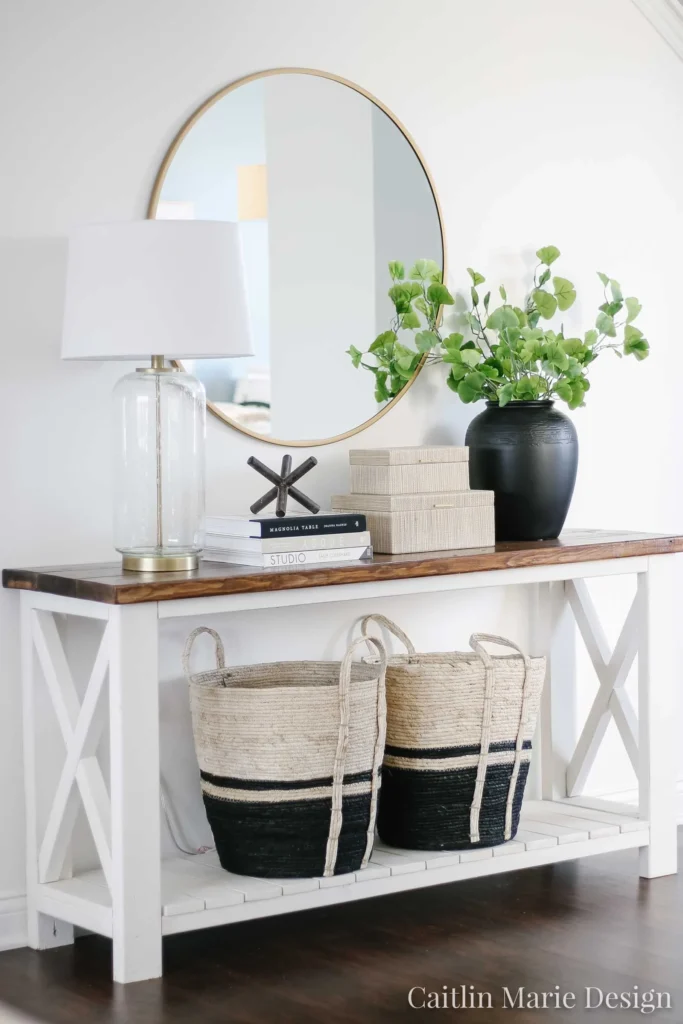 Entryway Styling Ideas for a High End Look - Caitlin Marie Design