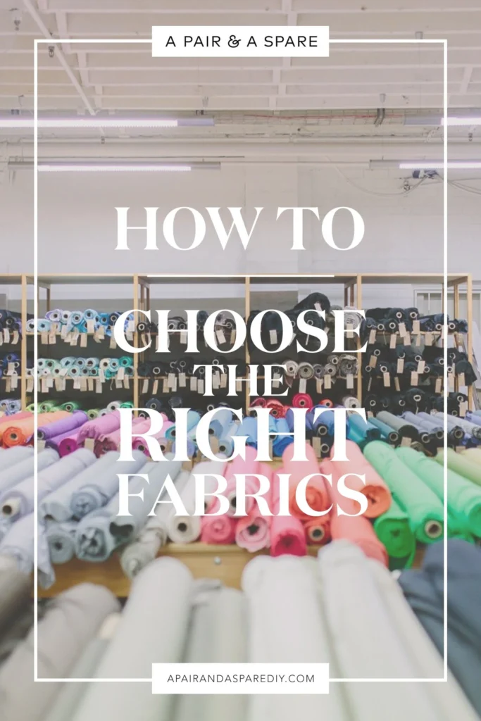 How To Choose The Right Fabric | Collective Gen | Sewing projects