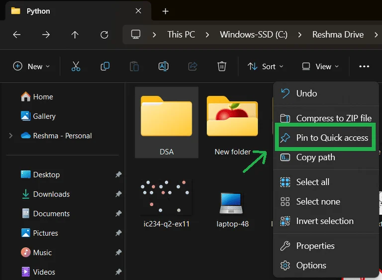 How to Use Windows 11 Quick Access Features? | GeeksforGeeks