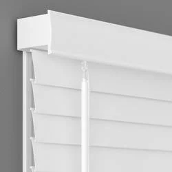 Lumino 2" Cordless Flat Slat Faux Wood Blind - 26"W x 60"L at Menards®