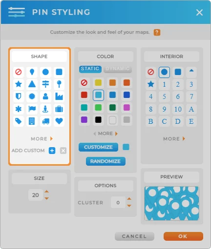 Maps: Pin Styling - Mapline