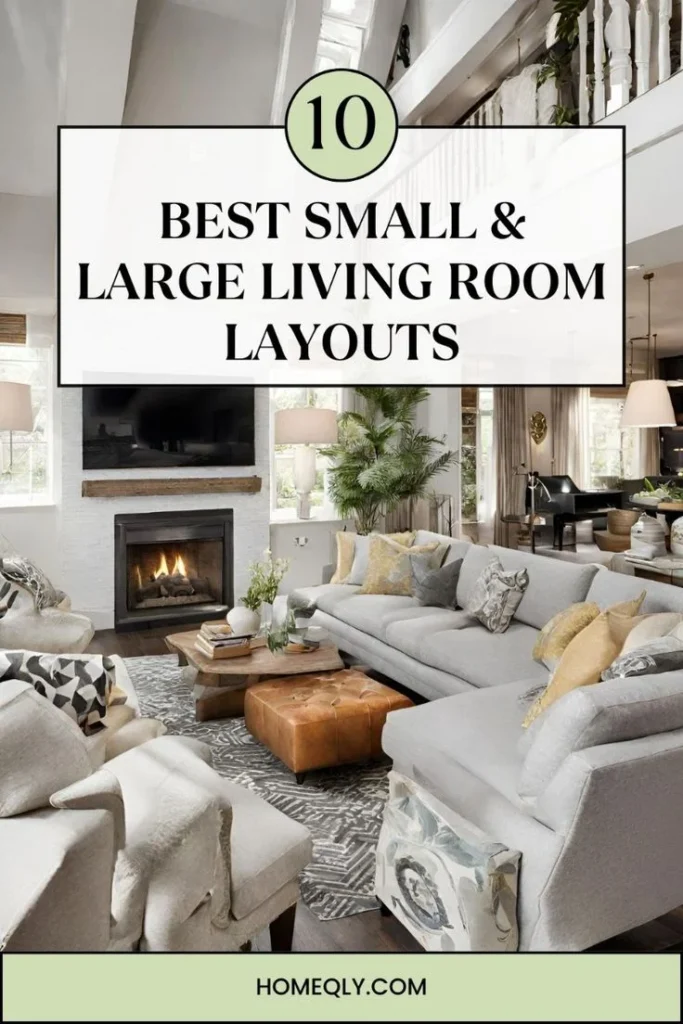 Multi-Functional: 10 Best Small & Large Living Room Layouts for
