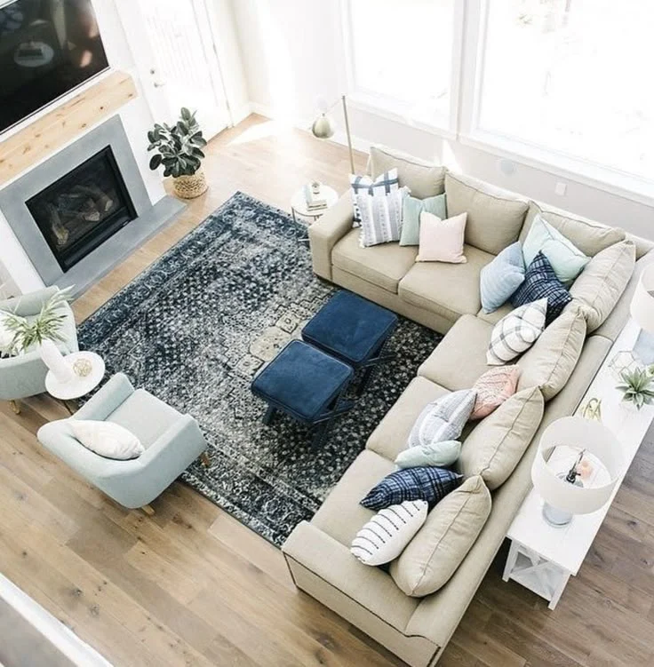 Sectional Living Room Layout, Living Room Seating, Livingroom Layout