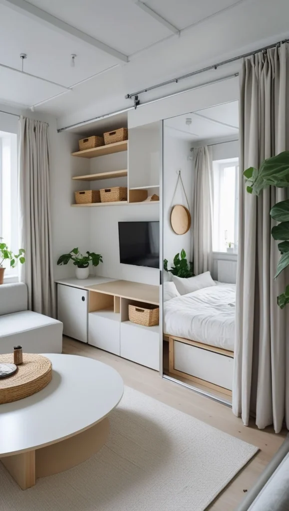 🌿 Small Apartment, Big Comfort – Scandinavian Space-Saving Hacks trong