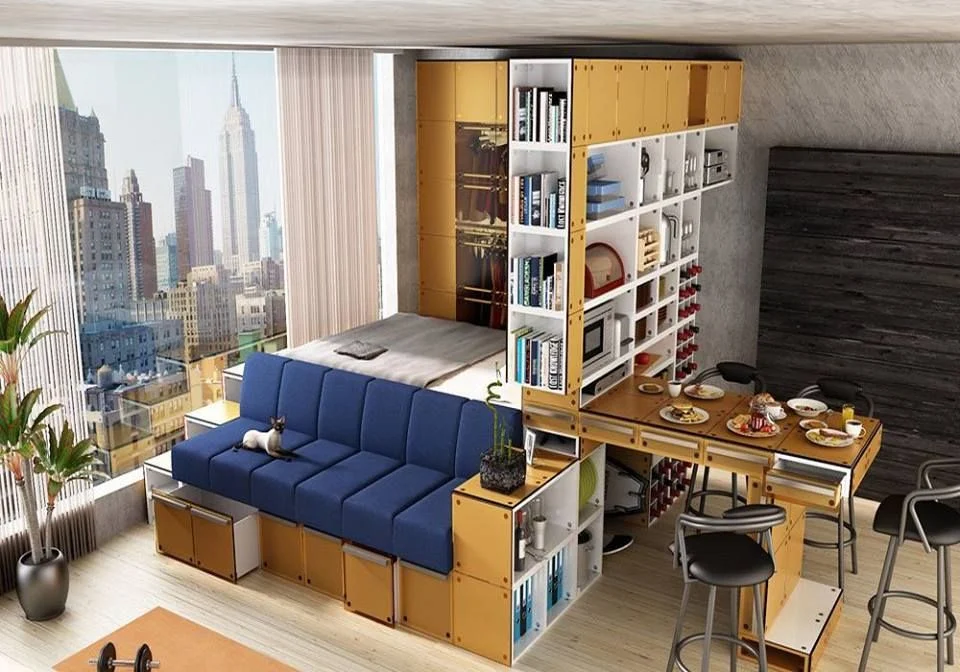 5 Awesome Space-Saving Ideas - The Owner-Builder Network | Small studio