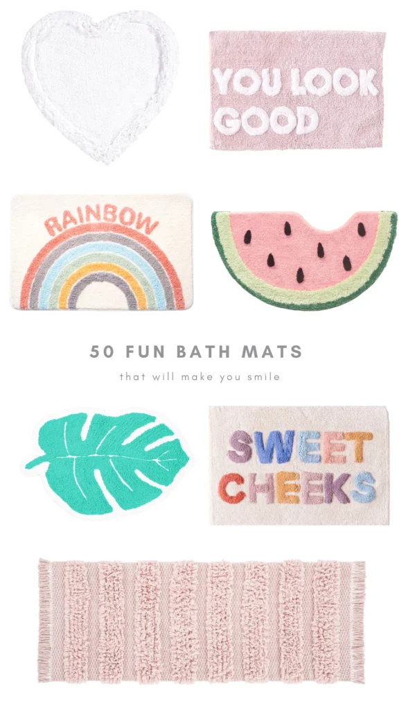 Design Elements That Make Bath Mats Cute