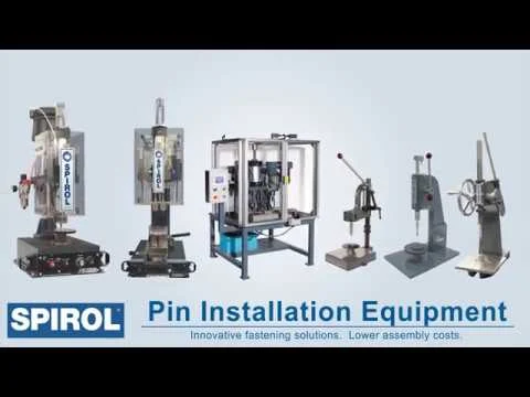 SPIROL Pin Installation Overview - YouTube