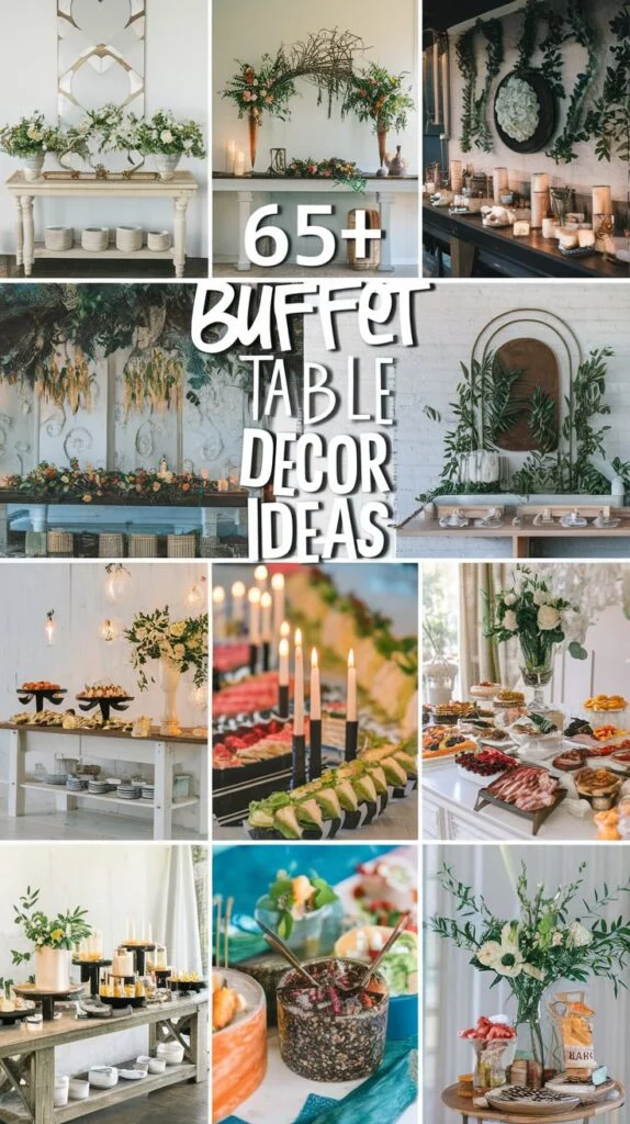 Budget‑Friendly Buffet Table Decoration Ideas