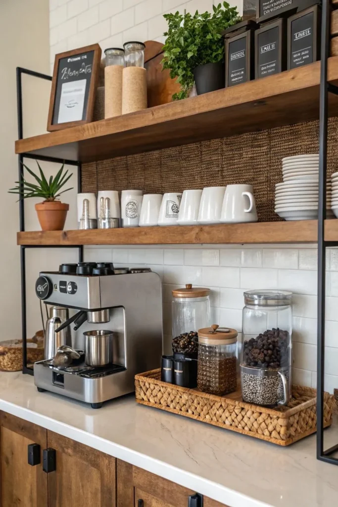Coffee Counter Ideas: Transform Your Kitchen Space