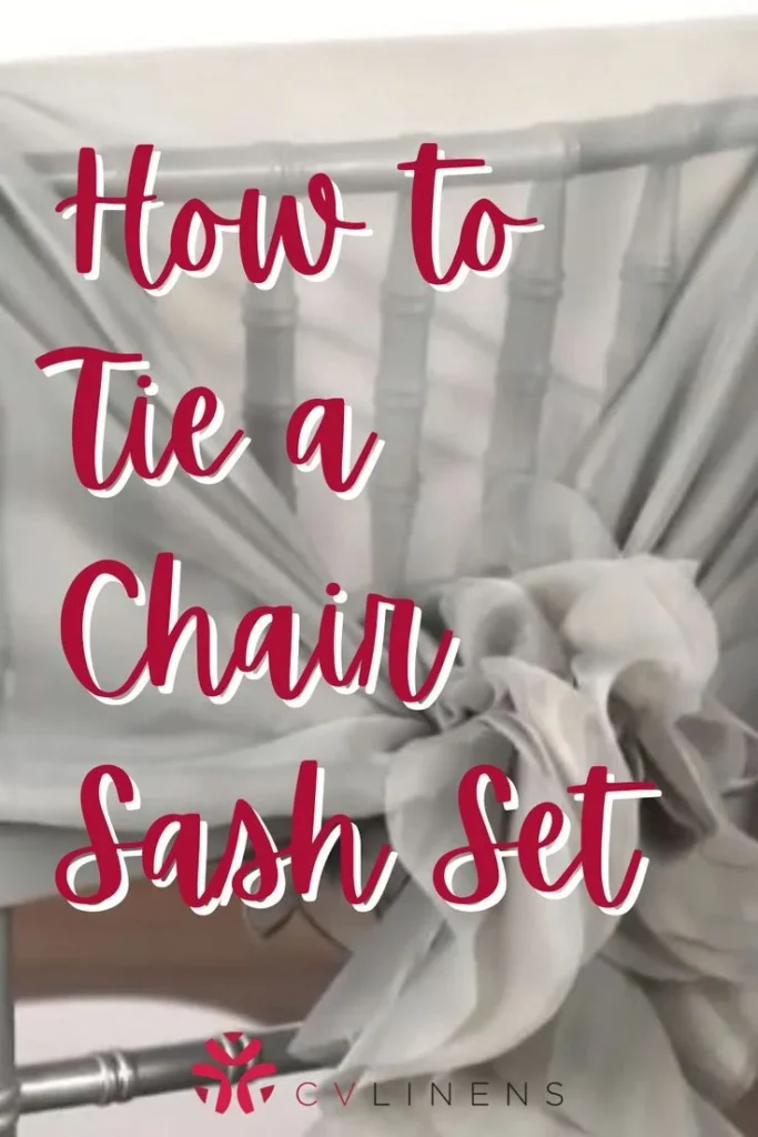 Diy Chair Sashes: Essential Materials and Tools