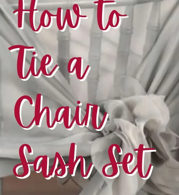 DIY Chair Sashes – Transform Your Seating with Simple Techniques
