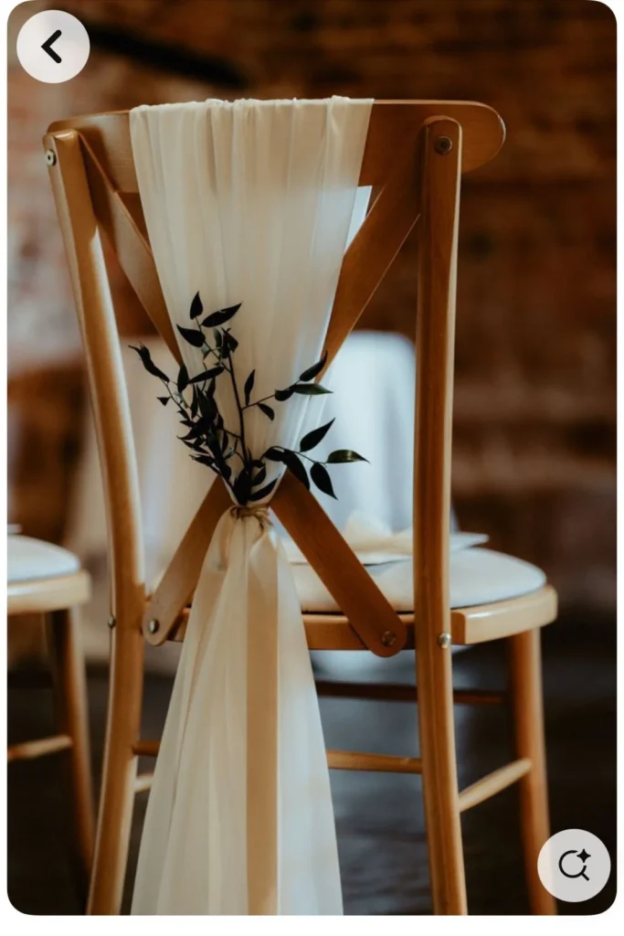 Integrating Chair Sashes with Broader Interior Themes