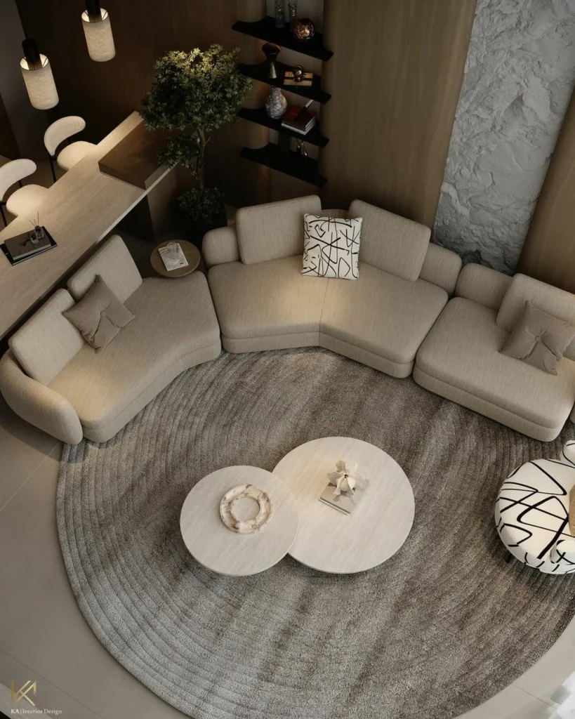 Integrating Design Sofa with Room Layout