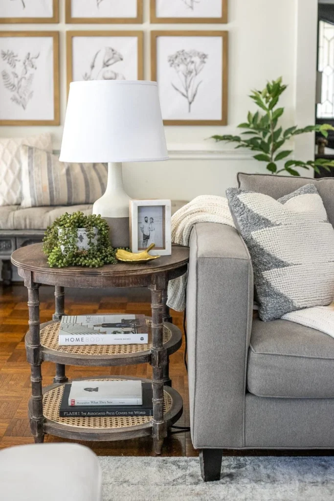 Integrating Side Table Decor with Larger Design Themes