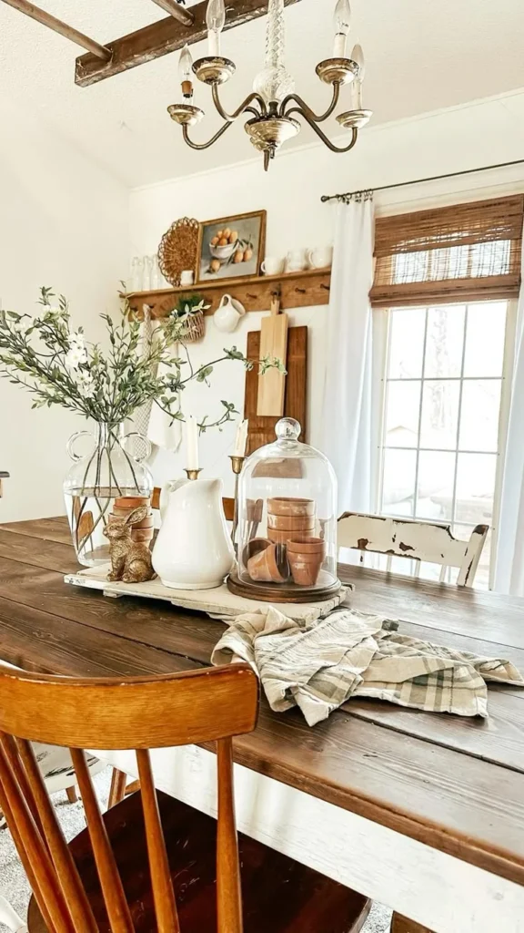 Layering Textures in Farm Table Decor