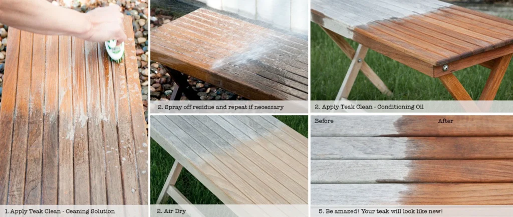 Maintaining Teak After a Vinegar Clean