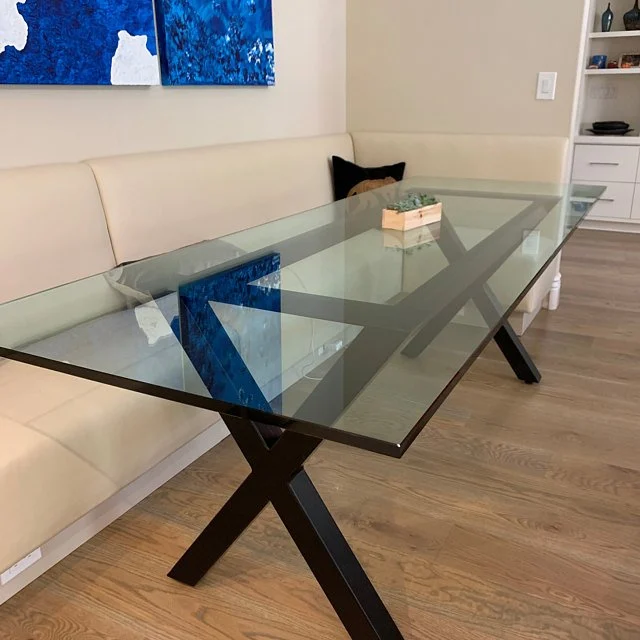 Maintenance Guide for Dining Room Table Bases Supporting Glass Tops