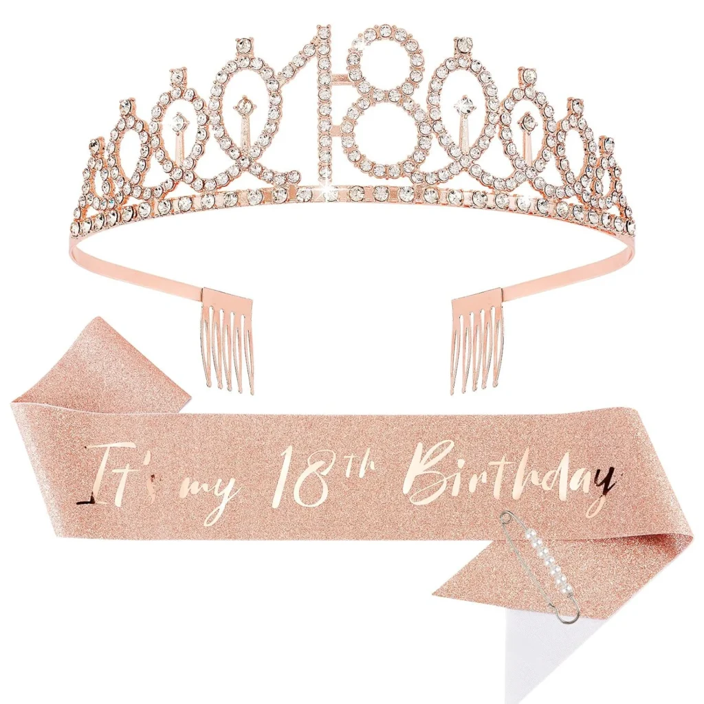 Materials and Foundations for 18th Birthday Centerpieces