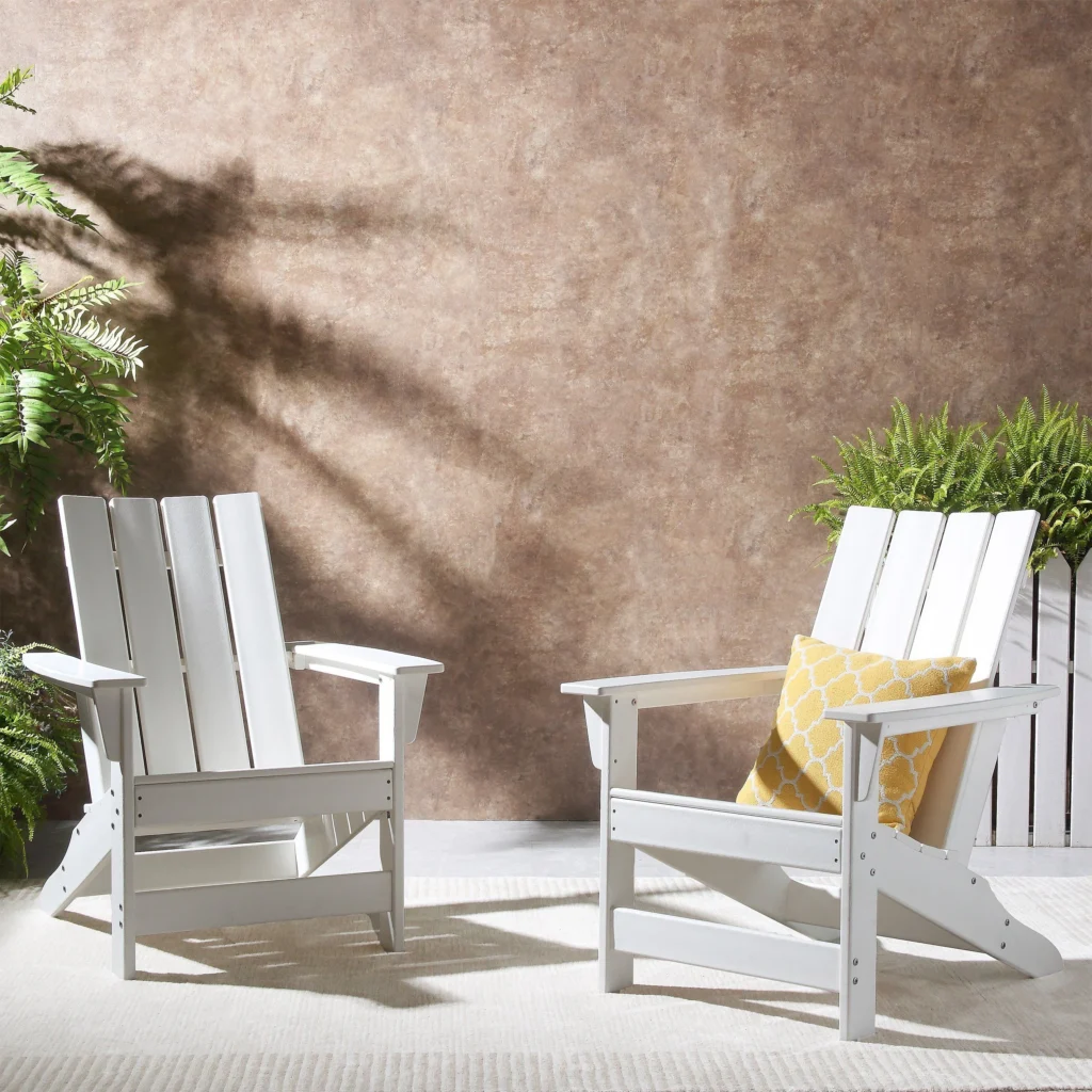 Styling Modern Adirondack Chairs in Different Settings