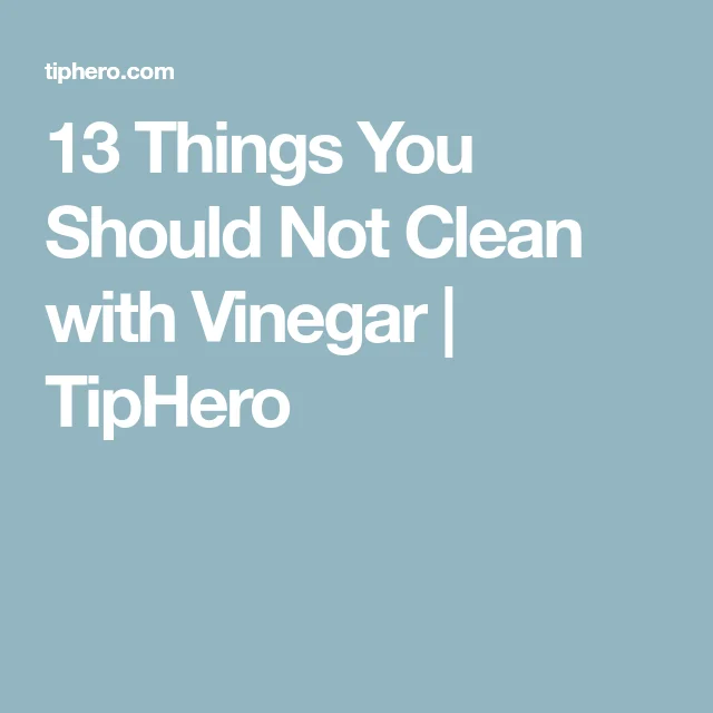 When to Use Vinegar and When to Avoid It