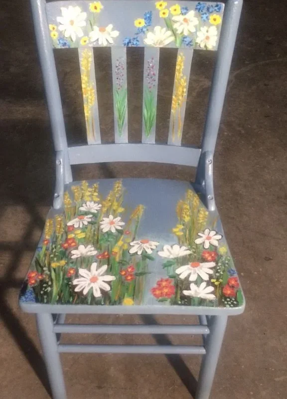 Painted Wooden Chair Ideas