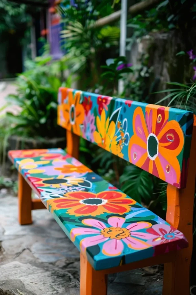 Painted Benches Ideas