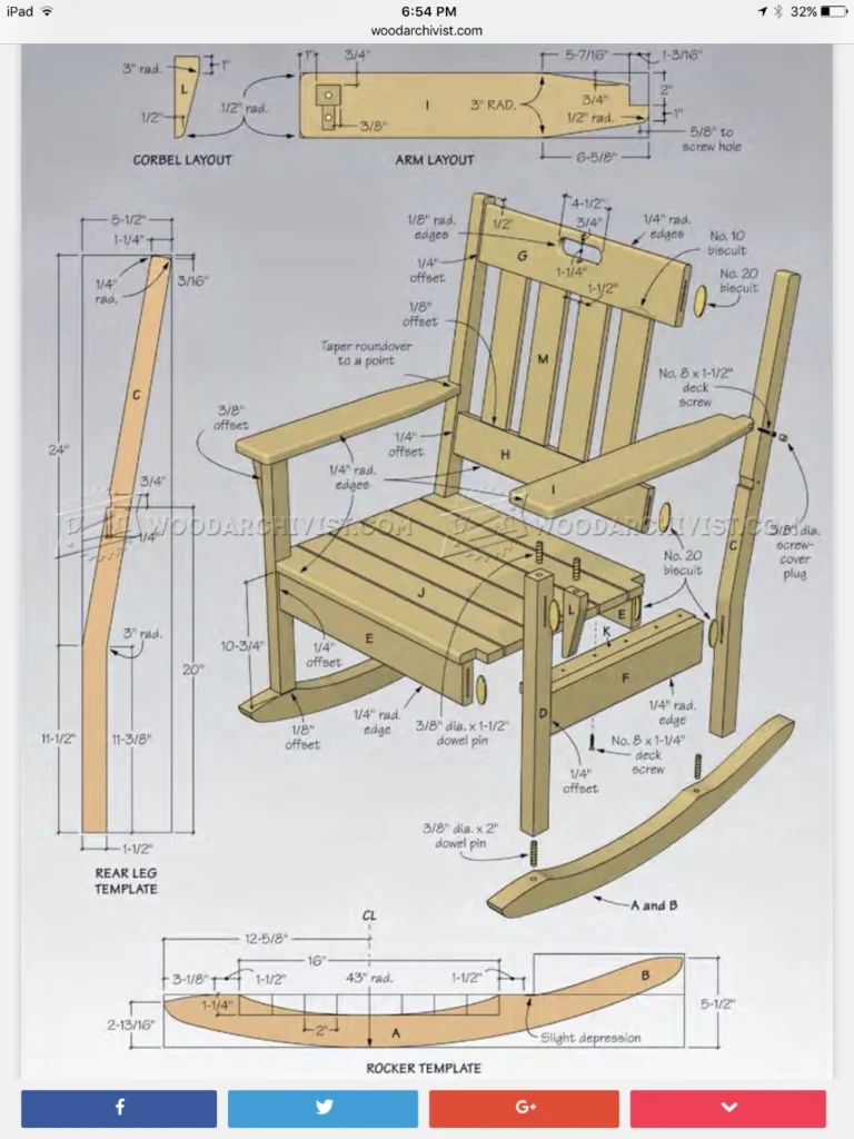 Rocking Chair Woodworking Plans: A Comprehensive Guide