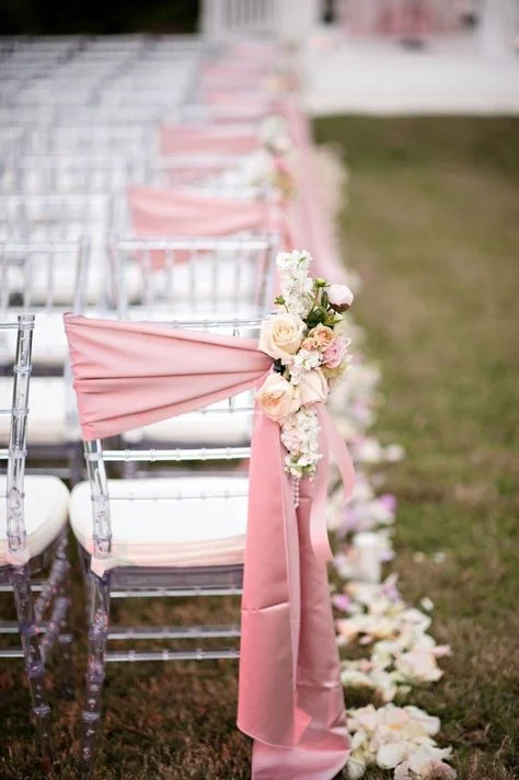 Wedding Chair Sash Ideas